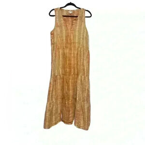 J. Jill Tiered Ibiza tie dye dress